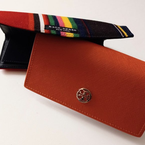 Tory Burch Eyeglass Case & Kate Spade Imitation Trifold GUC - Picture 7 of 7